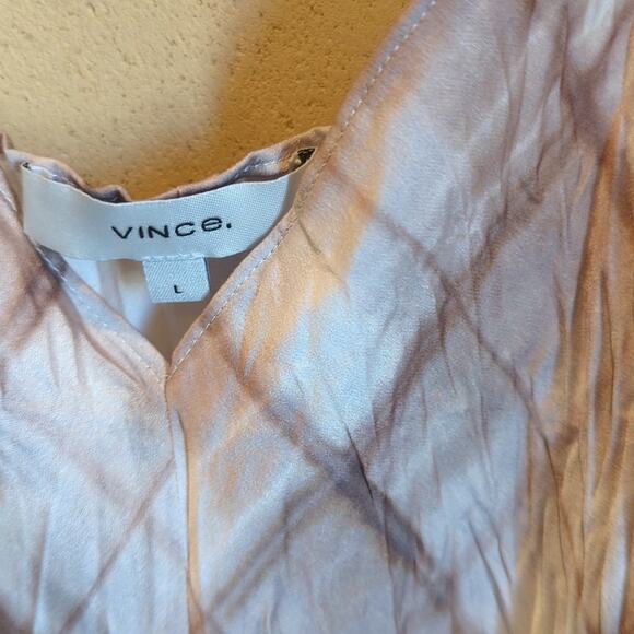 VINCE Plaid A-Line slip dress - Large - Picture 2 of 2
